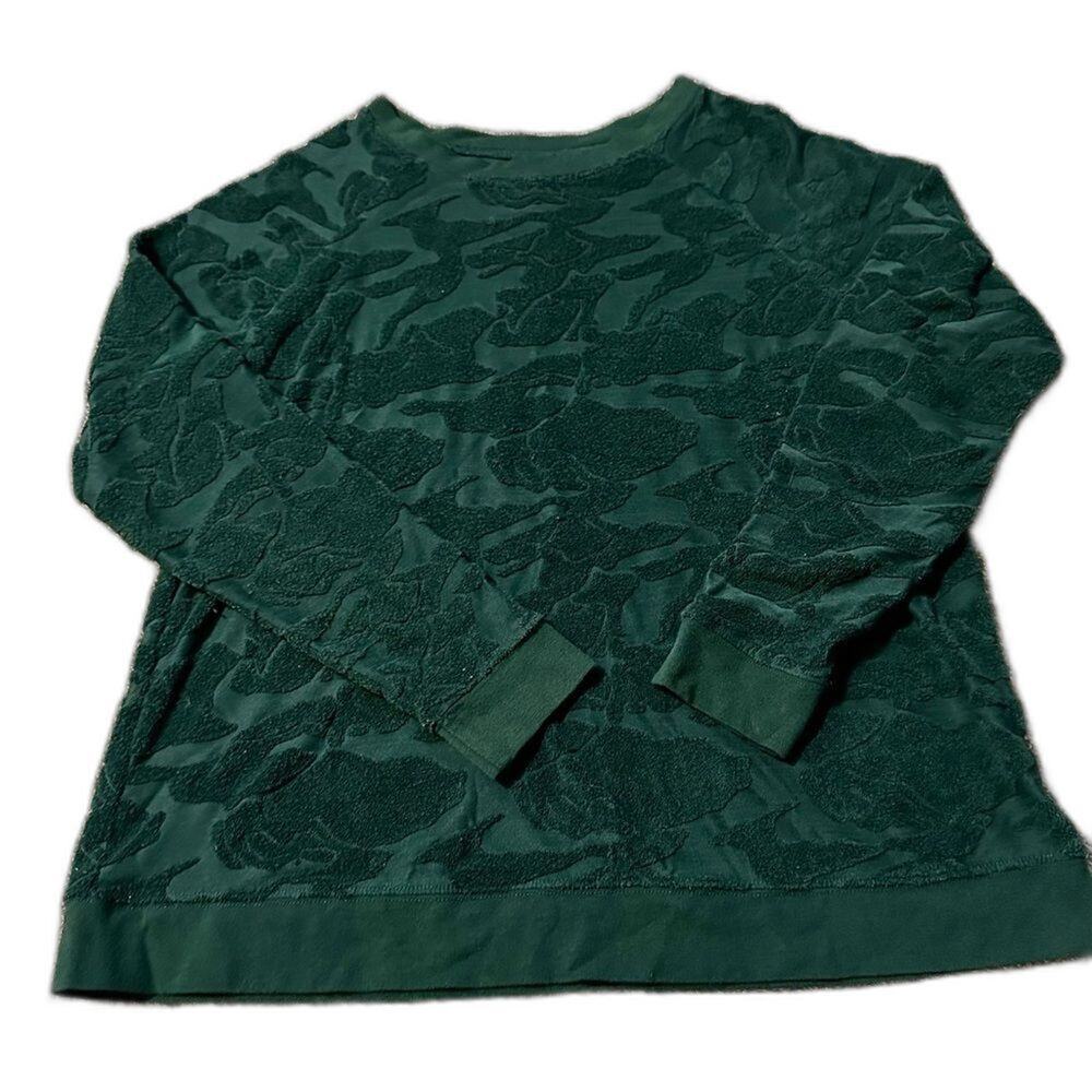 Xersion Textured Crewneck Size M Forest Green (R1)